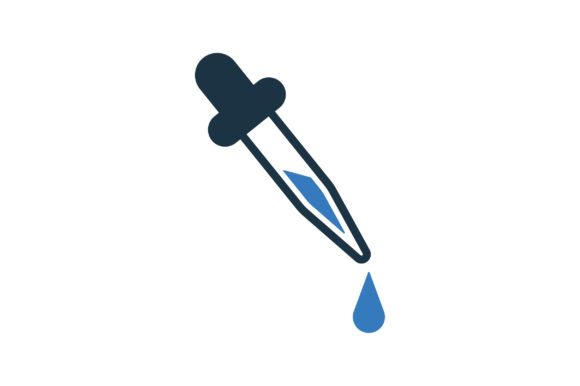 Dropper, Medical Icon: Graphics & Icons Review