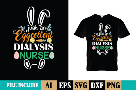 Eggcellent Nurse Graphics & Print Templates