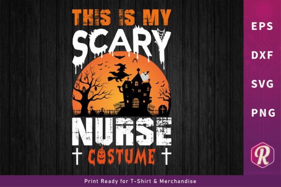 Halloween SVG T-shirts Design: Graphics & Print Templates