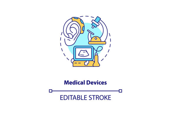 Medical Devices Concept Icon Graphics and Icons Review