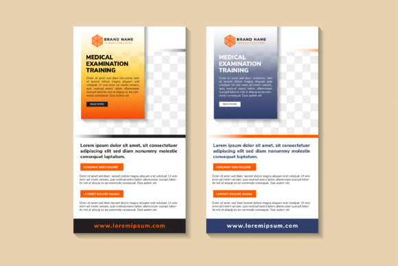 Medical Examination Training Vertical Ba Graphics for Flyers Amp
