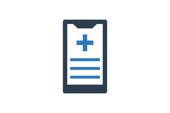 Medical Mobile App Icon: Healthcare Graphics & Icons