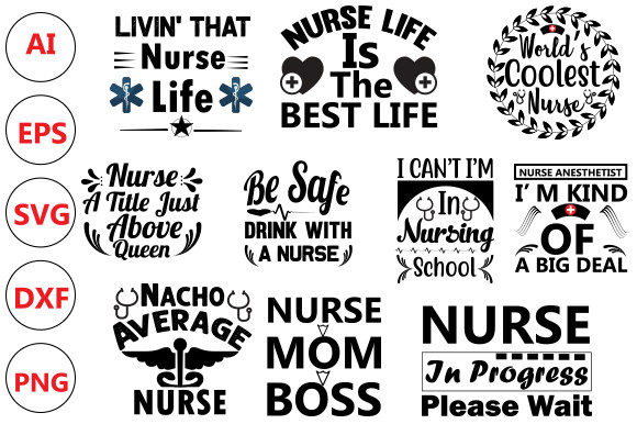 Nurse Graphics & Print Templates Review