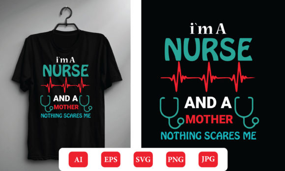 Nurse Mom Graphics: Print Templates & SVGs