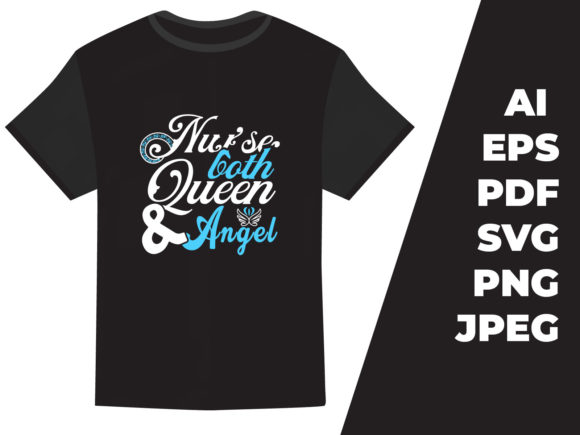 Nurse Queen Angel Graphics & Print Templates