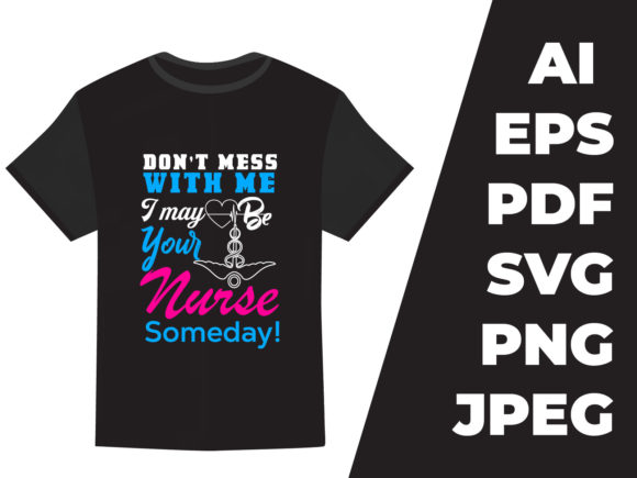 Nurse Typography Graphics & Print Templates