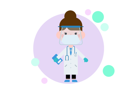 Nurse Working Art: Graphics & Icons