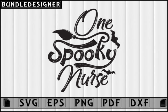One Spooky Nurse Graphics & Print Templates