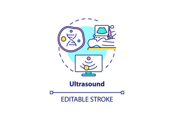 Ultrasound Concept Icon: Medical Check Graphics & Icons