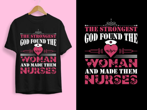 Woman and Nurse T-shirts Design Vectors: Graphics for Print Templates